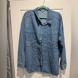 Splendid x Cella Jane Blue Denim Shirt